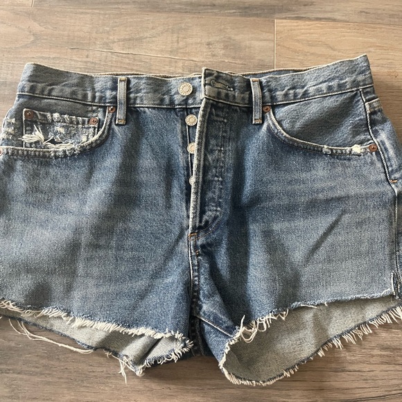 Agolde Parker vintage denim shorts - Picture 3 of 4